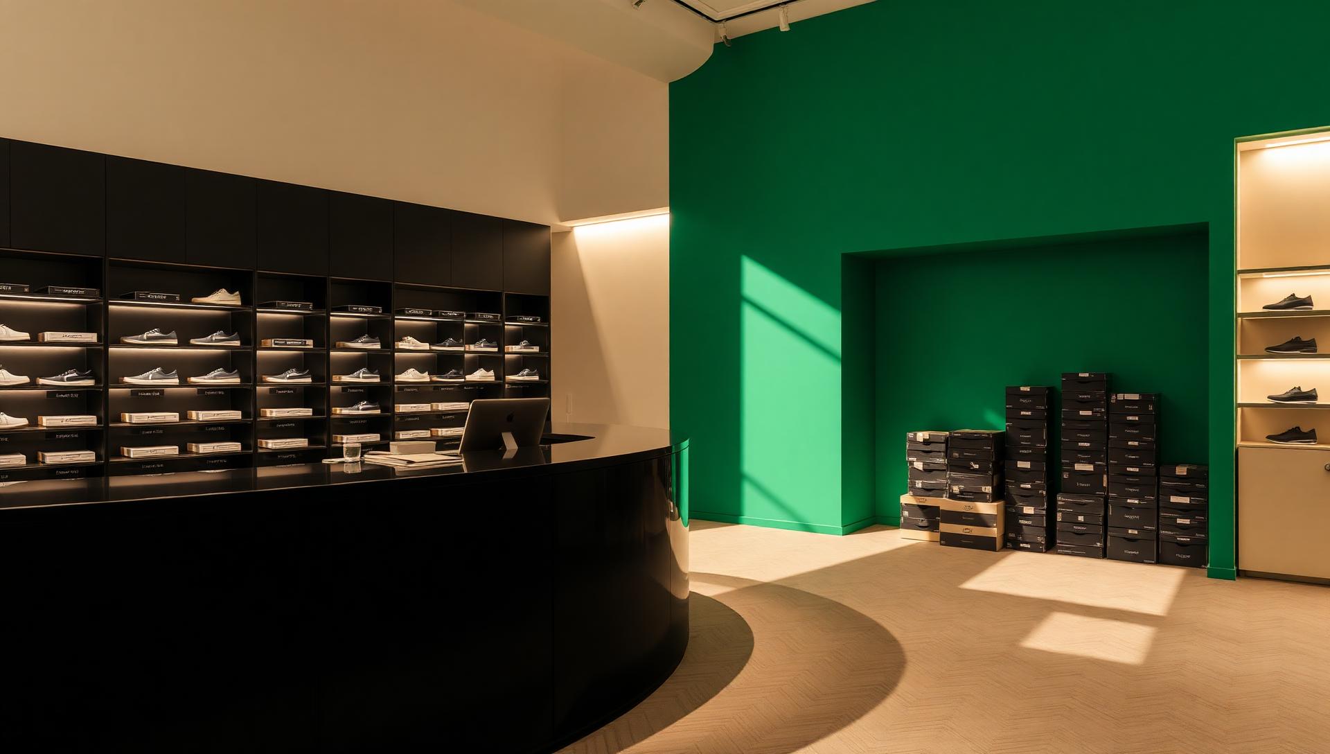 Jadan.pk customer care studio with green and black interior